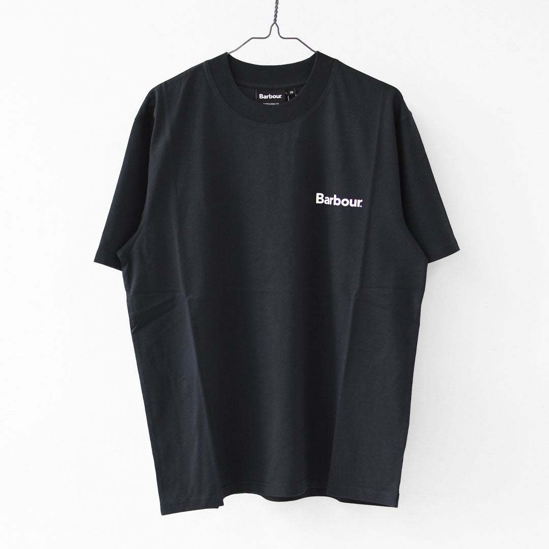 Barbour [バブアー] barbour crossby logo t-shirt  [MTS1676] バブアークロスビーロゴTシャツ・バックロゴT・半袖・綿・MEN'S / LADY'S [2026SS]