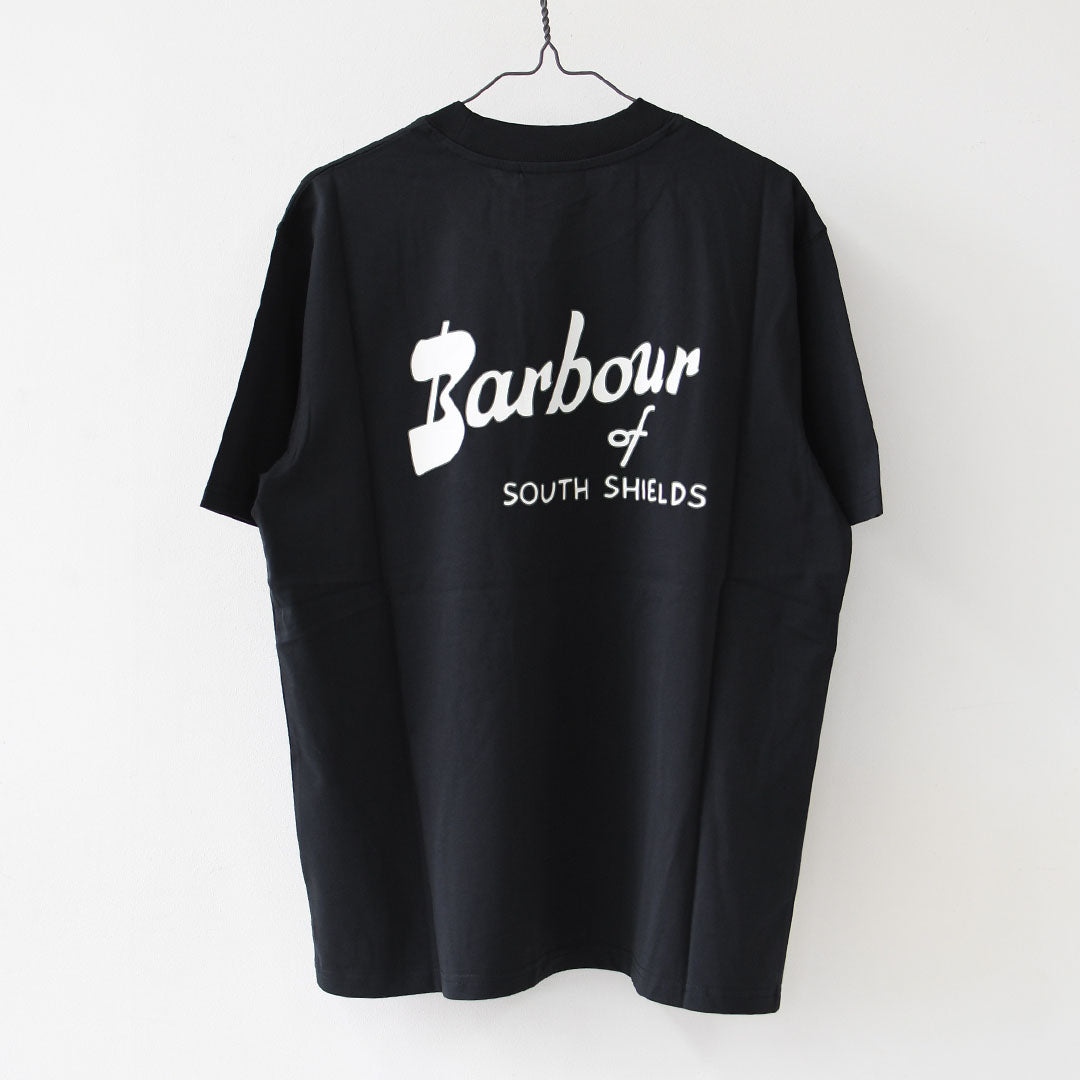 Barbour [バブアー] barbour crossby logo t-shirt  [MTS1676] バブアークロスビーロゴTシャツ・バックロゴT・半袖・綿・MEN'S / LADY'S [2026SS]