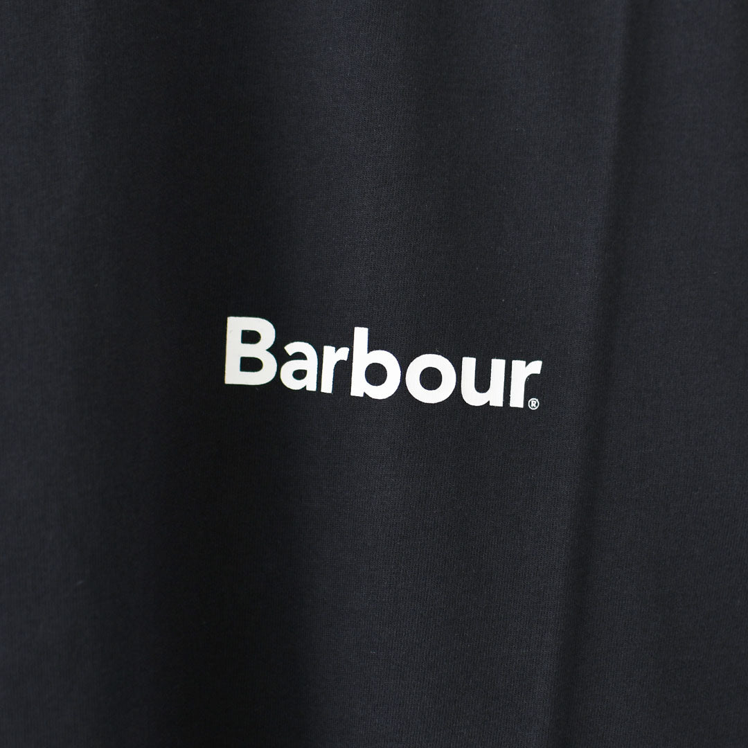 Barbour [バブアー] barbour crossby logo t-shirt  [MTS1676] バブアークロスビーロゴTシャツ・バックロゴT・半袖・綿・MEN'S / LADY'S [2026SS]