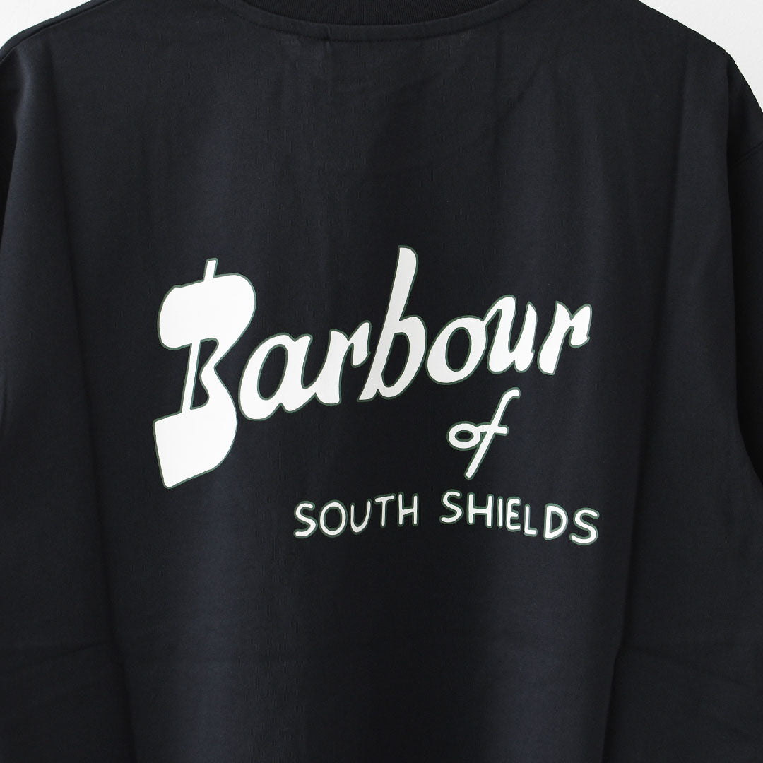 Barbour [バブアー] barbour crossby logo t-shirt  [MTS1676] バブアークロスビーロゴTシャツ・バックロゴT・半袖・綿・MEN'S / LADY'S [2026SS]