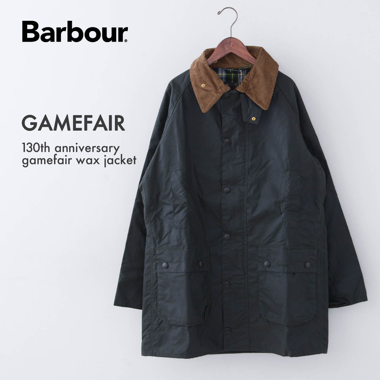 Barbour [バブアー] GAMEFAIR -130th anniversary gamefair wax jacket- [MWX2365] ゲームフェア 130周年記念モデル ワックス コットン ブルゾン [2024AW]