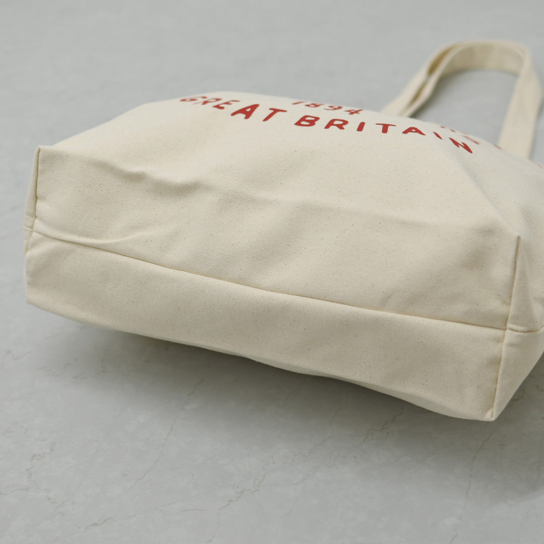 Barbour [バブアー] script tote bag  [UBA0752] スクリプト ロゴトートバッグ・トートバッグ・コットンキャンバス・ロゴバッグ・綿・MEN'S / LADY'S [2026SS]