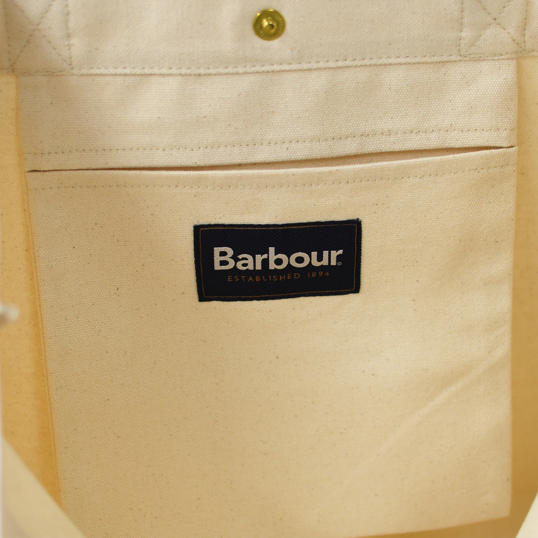 Barbour [バブアー] script tote bag  [UBA0752] スクリプト ロゴトートバッグ・トートバッグ・コットンキャンバス・ロゴバッグ・綿・MEN'S / LADY'S [2026SS]