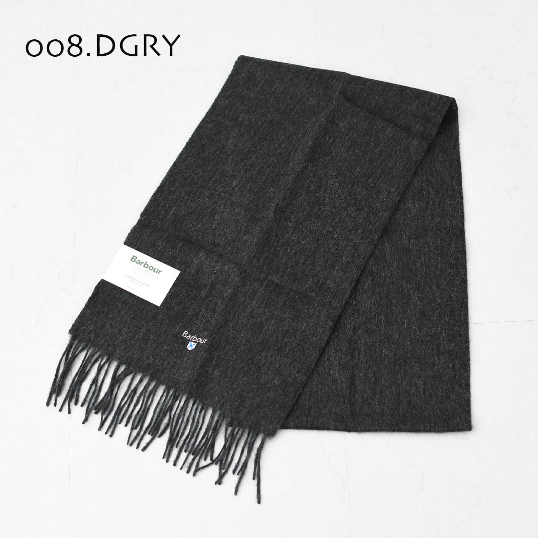 Barbour [バブアー] plain lambswool scarf [USC0008] ラムズウールソリッドマフラー・マフラー・無地・ウール・ウールマフラー・MEN'S / LADY'S [2025AW]