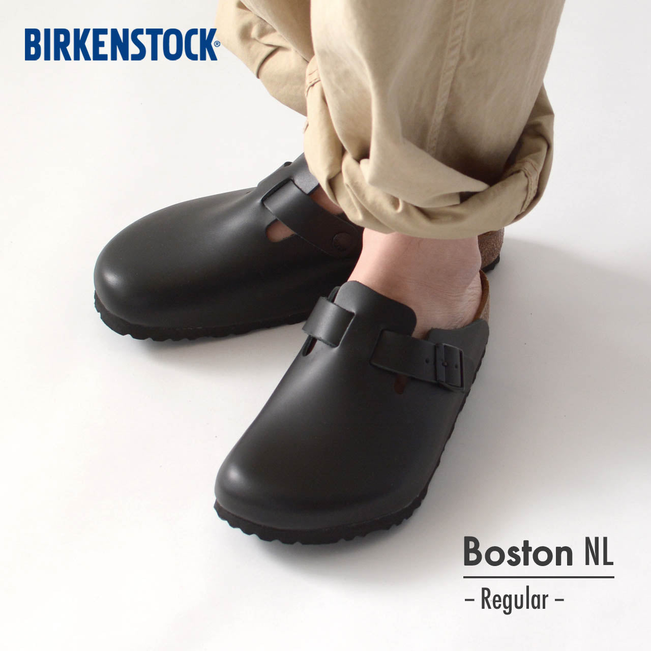 BIRKENSTOCK [ビルケンシュトック正規販売店] Boston NL -Regular- 幅広 [060191] ボストン  [2024AW]