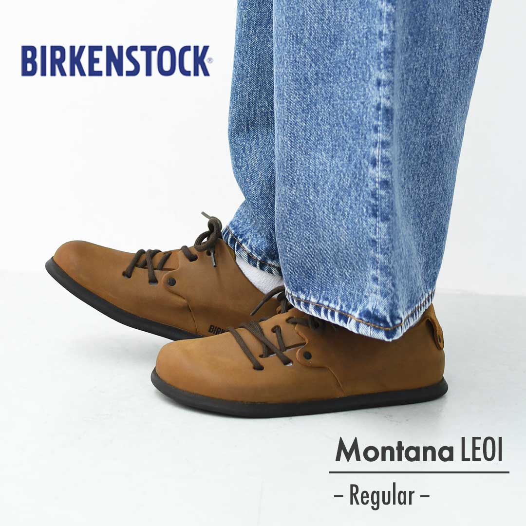 BIRKENSTOCK [ビルケンシュトック正規販売店] Montana LEOI -Regular 幅広 [1004850/Cuoio] モンタナ・オイルドナチュラルレザー - キャメル・Cuoio【ワイズ レギュラータイプ】 MEN'S / LADY'S [2025AW]