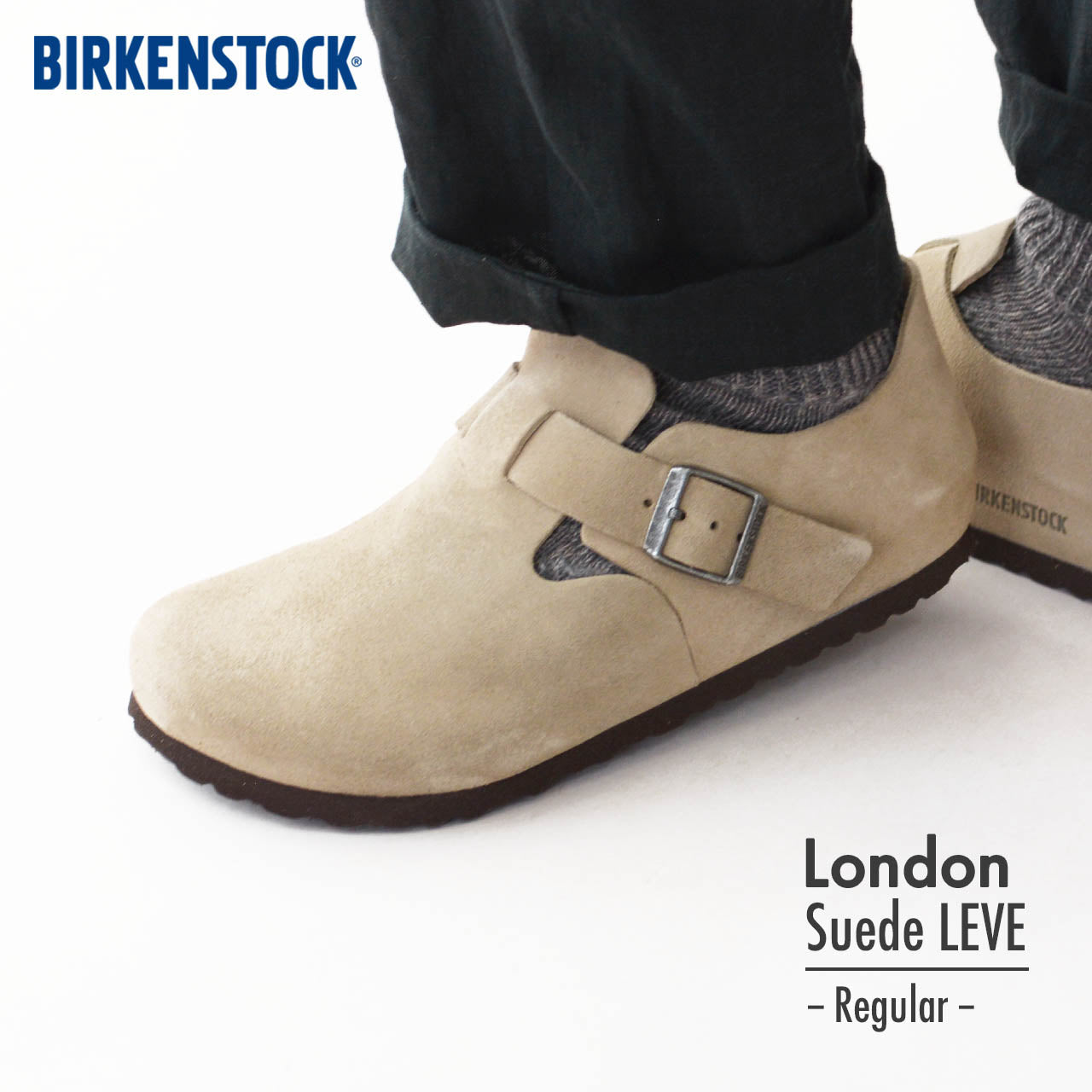 BIRKENSTOCK [ビルケンシュトック正規販売店] London Suede LEVE -Regular- 幅広 [1010503] ロンドン スエードレザー [2024AW]