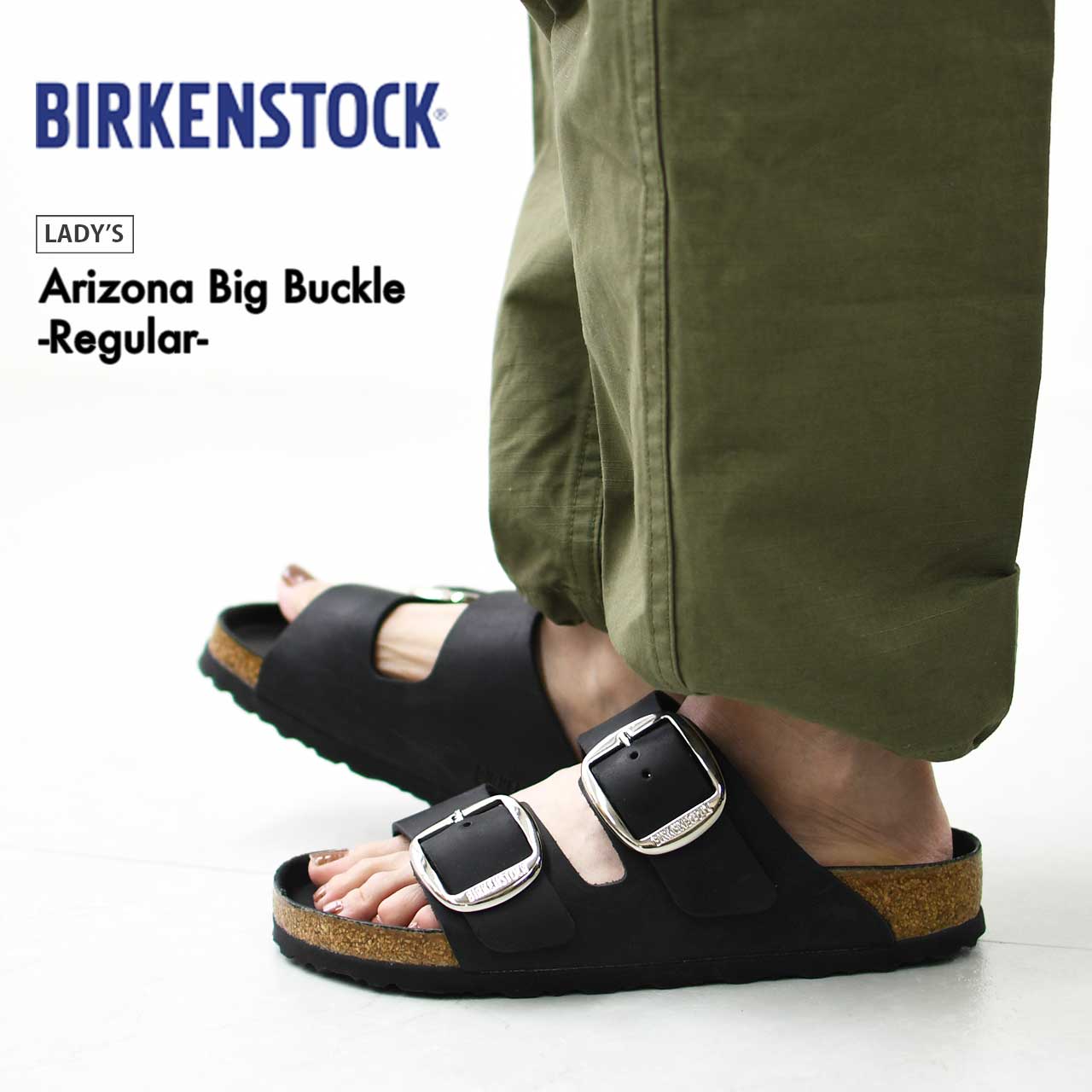 BIRKENSTOCK [ビルケンシュトック正規販売店] Arizona Big Buckle -Regular- [1011074] アリゾナ ビッグバックル【ワイズレギュラータイプ】[2025SS]