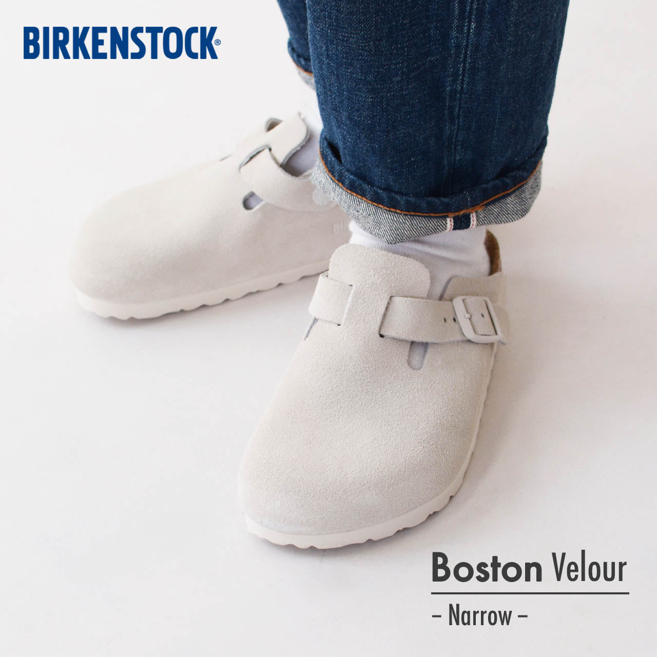 BIRKENSTOCK [ビルケンシュトック正規販売店] Boston VL -Narrow- 幅狭 [1024740] ボストン [2024SS]