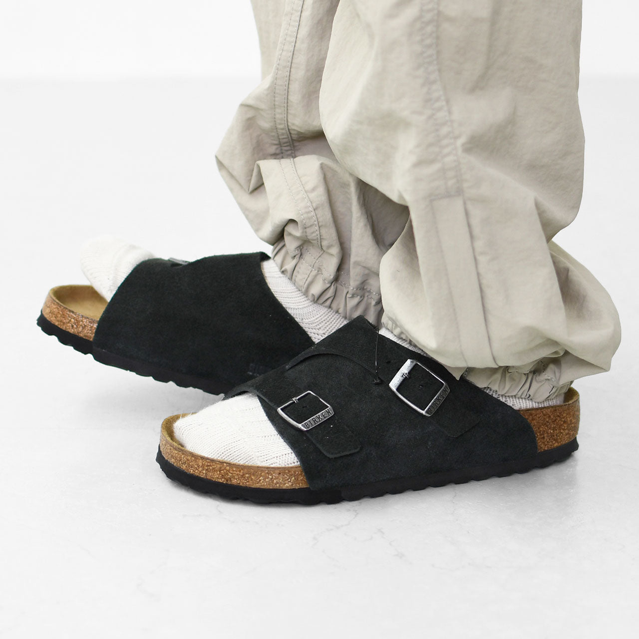 BIRKENSTOCK [ビルケンシュトック正規販売店] M Zurich VL / -Regular- 幅広 [1025045]  チューリッヒ/ベロア【ワイズ レギュラータイプ】[2025SS]