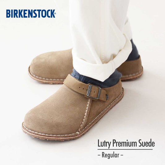 BIRKENSTOCK [ビルケンシュトック正規販売店] Lutry Premium Suede -Regular- 幅広 [1025293] ルトリー プレミアムスエード [2024AW]