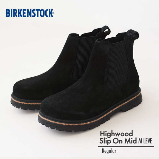 BIRKENSTOCK [ビルケンシュトック正規販売店] Highwood Slip On Mid M LEVE -Regular- 幅広 [1028138] ハイウッドスリップオン [2024AW]