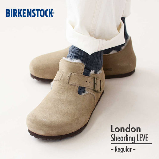 BIRKENSTOCK [ビルケンシュトック正規販売店] London Shearling LEVE -Regular- 幅広 [1028235] ロンドンシアリング [2024AW]