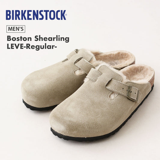 BIRKENSTOCK [ビルケンシュトック正規販売店] Boston Shearling LEVE-Regular- 幅広 [1028289] ボストン シアリング [2024AW]