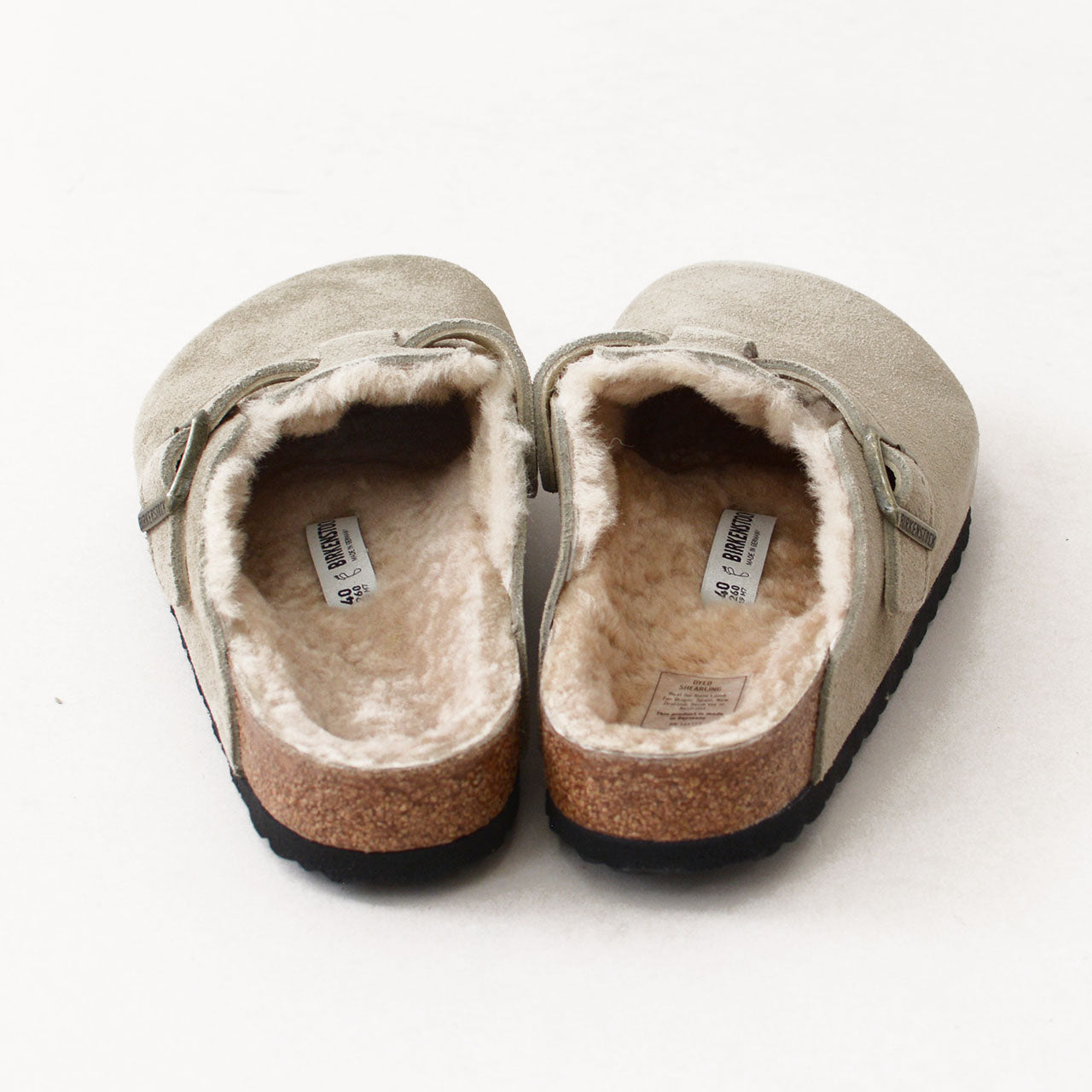 BIRKENSTOCK [ビルケンシュトック正規販売店] Boston Shearling LEVE-Regular- 幅広 [1028289] ボストン シアリング [2024AW]