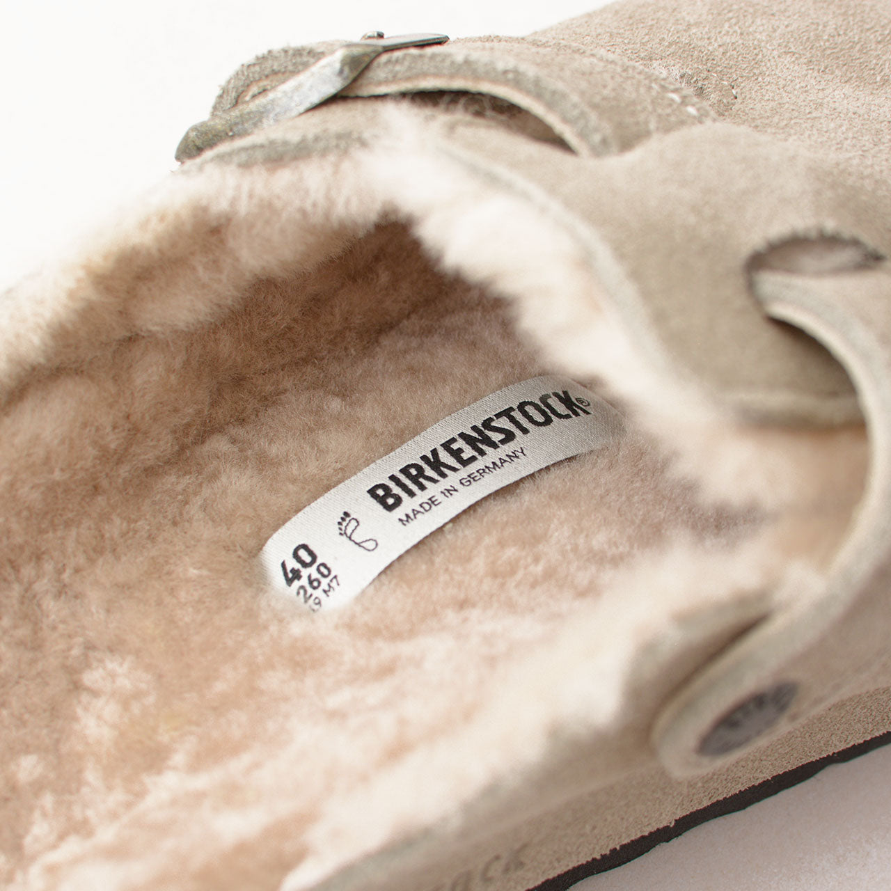 BIRKENSTOCK [ビルケンシュトック正規販売店] Boston Shearling LEVE-Regular- 幅広 [1028289] ボストン シアリング [2024AW]