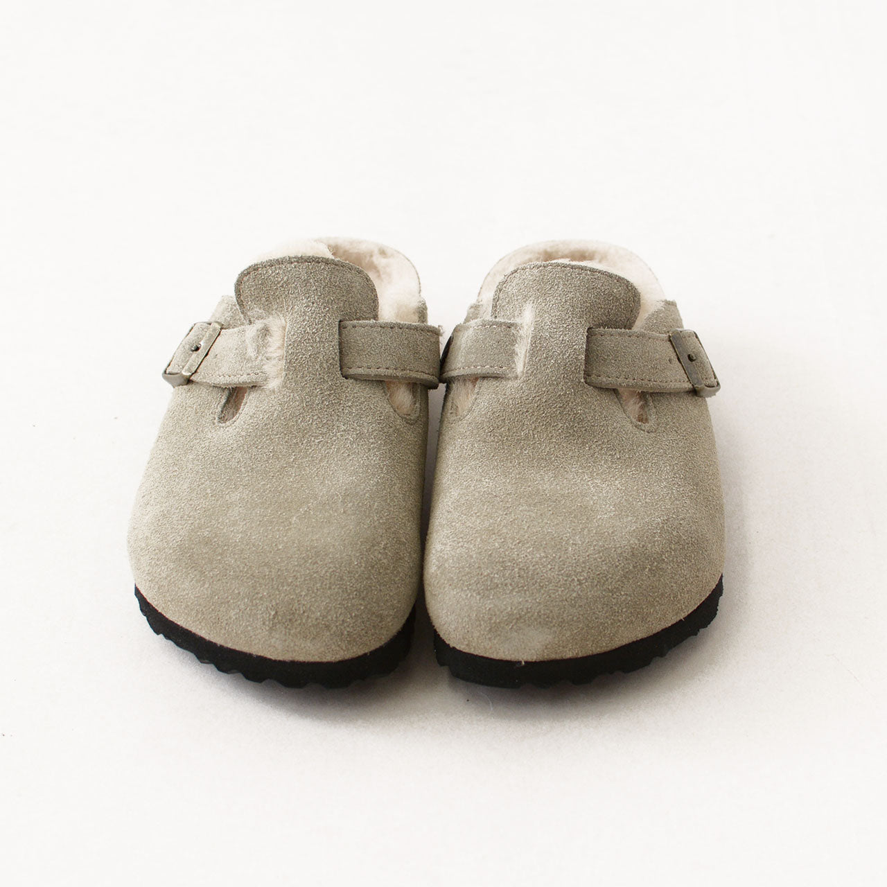 BIRKENSTOCK [ビルケンシュトック正規販売店] Boston Shearling LEVE-Narrow- 幅狭 [1028299] ボストン シアリング スエードレザー [2024AW]