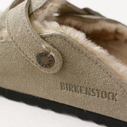 BIRKENSTOCK [ビルケンシュトック正規販売店] Boston Shearling LEVE-Narrow- 幅狭 [1028299] ボストン シアリング スエードレザー [2024AW]