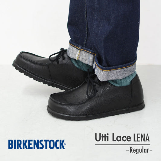 BIRKENSTOCK [ビルケンシュトック正規販売店] Utti Lace LENA -Regular- [1029579] ウッティ レース・スムースレザー・横幅レギュラー・本革・レザーシューズ・MEN'S / LADY'S [2025AW]