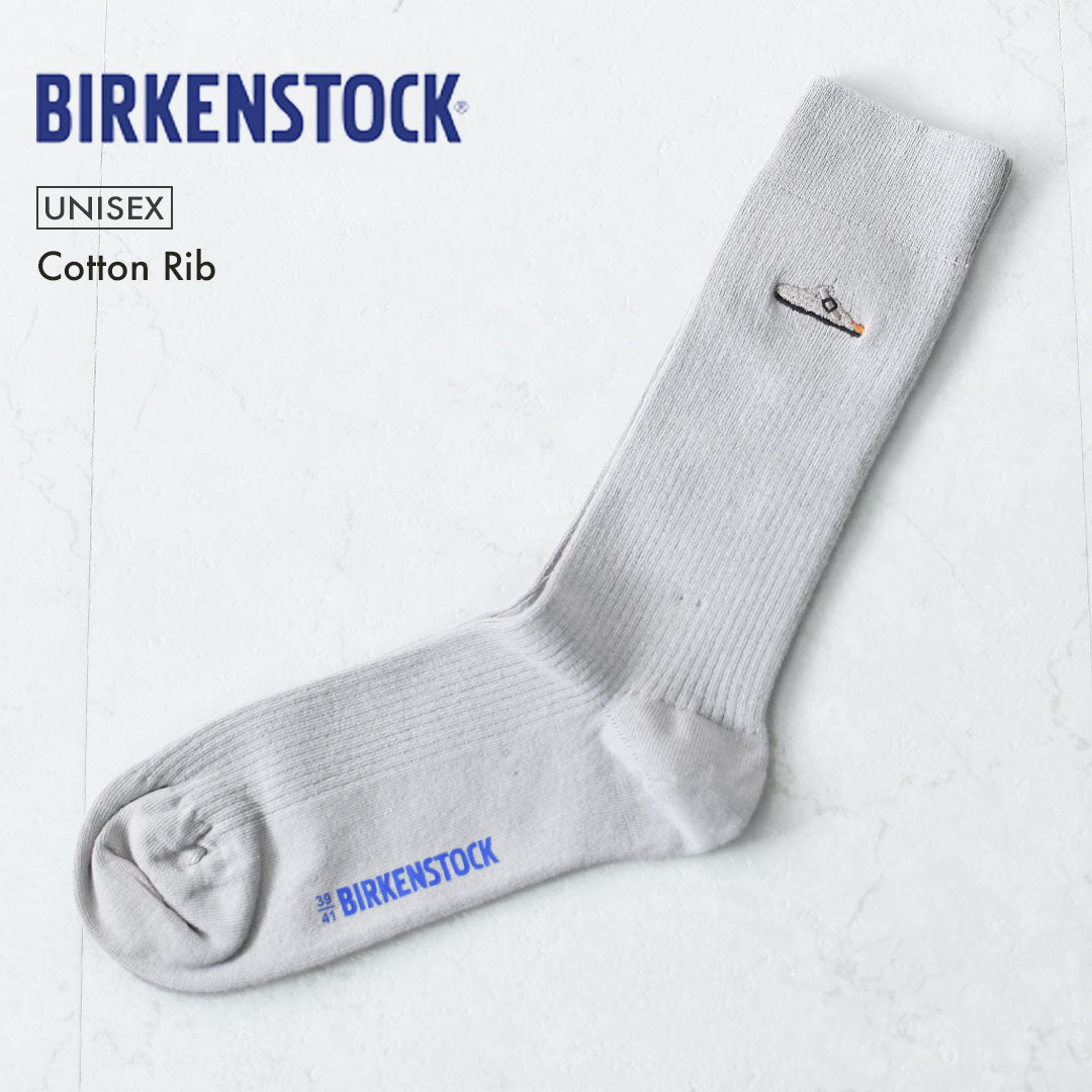 BIRKENSTOCK [ビルケンシュトック] Cotton Rib [1030247] コットンリブソックス・靴下・ワンポイント・ワッペン・MEN'S / LADY'S [2026SS]
