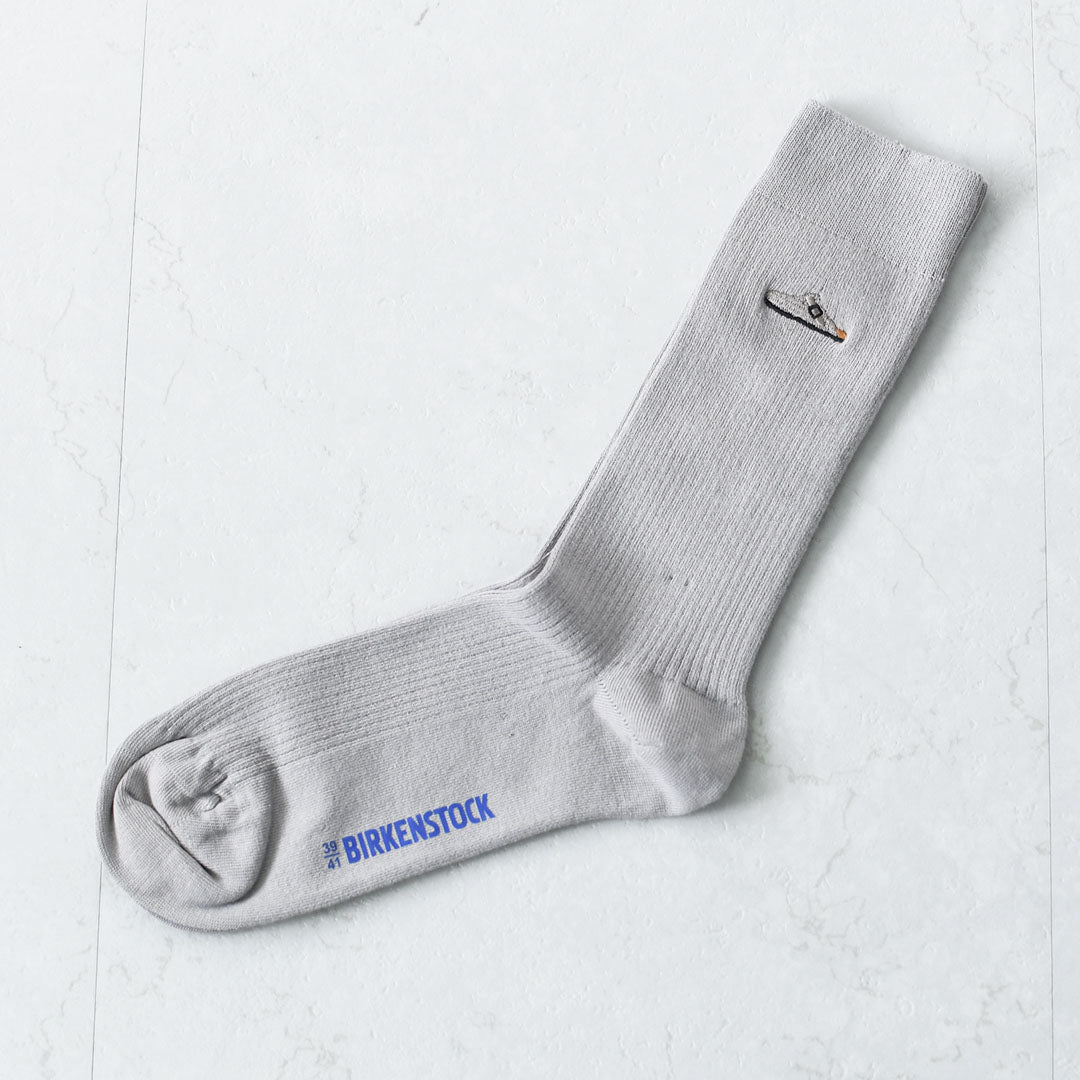 BIRKENSTOCK [ビルケンシュトック] Cotton Rib [1030247] コットンリブソックス・靴下・ワンポイント・ワッペン・MEN'S / LADY'S [2026SS]