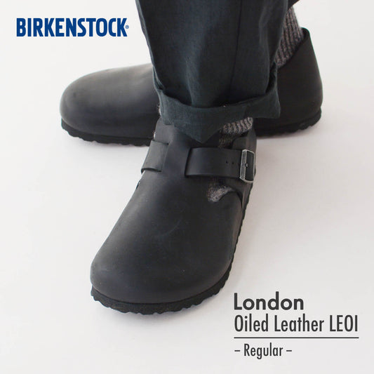 BIRKENSTOCK [ビルケンシュトック正規販売店] London Oiled Leather LEOI -Regular-  幅広 [166541] ロンドン オイルドレザー [2024SS]