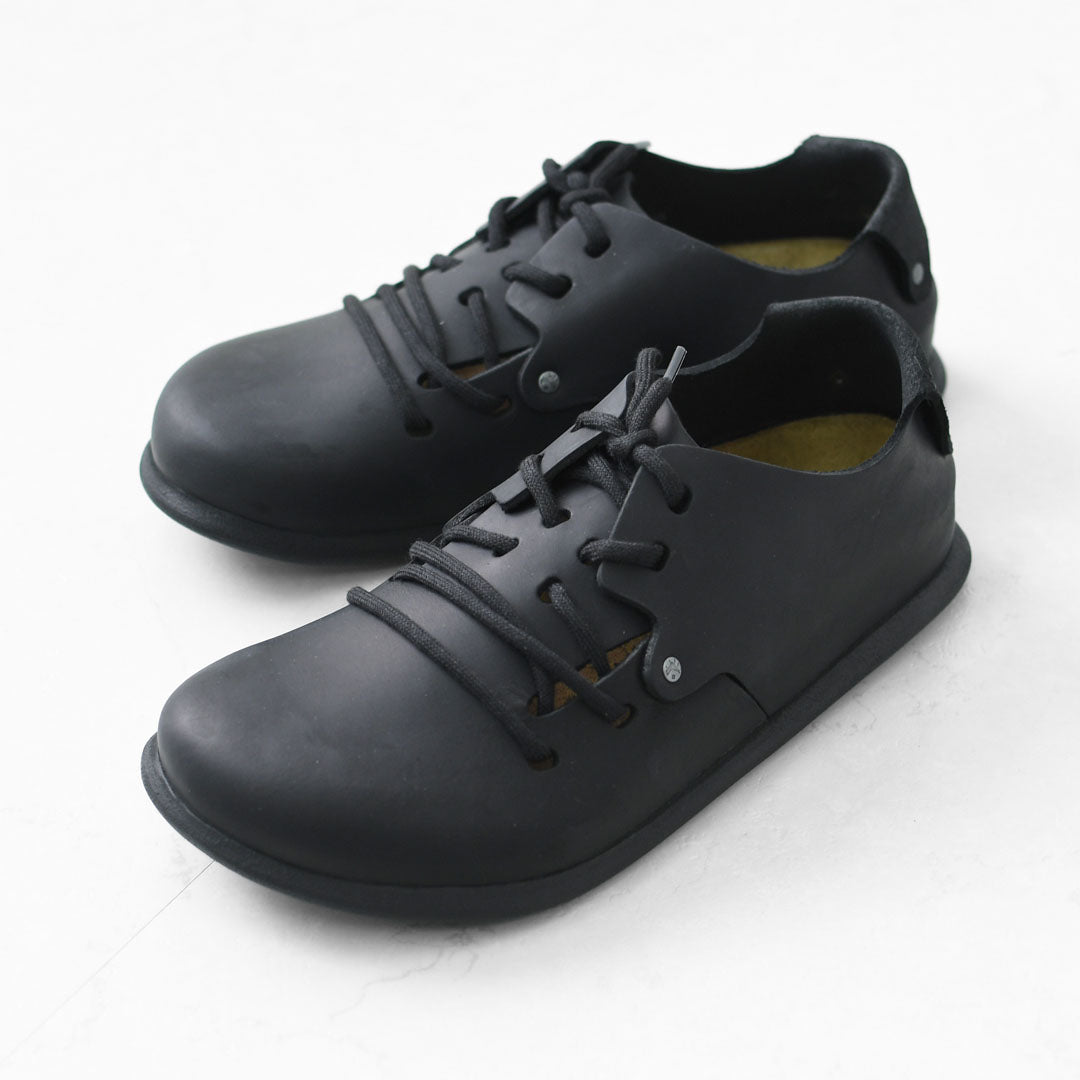 BIRKENSTOCK [ビルケンシュトック正規販売店] Montana LEOI -Regular 幅広 [199261] モンタナ・オイルドナチュラルレザー - ブラック・ポルトガル製・フットヘッド "Made in Germany”【ワイズ レギュラータイプ】 MEN'S / LADY'S [2025AW]