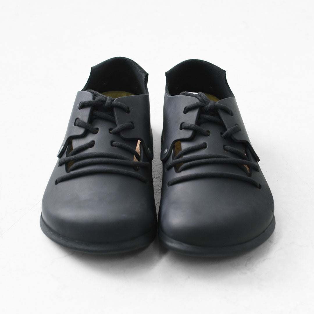 BIRKENSTOCK [ビルケンシュトック正規販売店] Montana LEOI -Regular 幅広 [199261] モンタナ・オイルドナチュラルレザー - ブラック・ポルトガル製・フットヘッド "Made in Germany”【ワイズ レギュラータイプ】 MEN'S / LADY'S [2025AW]
