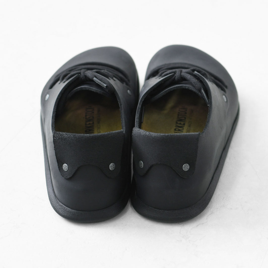 BIRKENSTOCK [ビルケンシュトック正規販売店] Montana LEOI -Regular 幅広 [199261] モンタナ・オイルドナチュラルレザー - ブラック・ポルトガル製・フットヘッド "Made in Germany”【ワイズ レギュラータイプ】 MEN'S / LADY'S [2025AW]