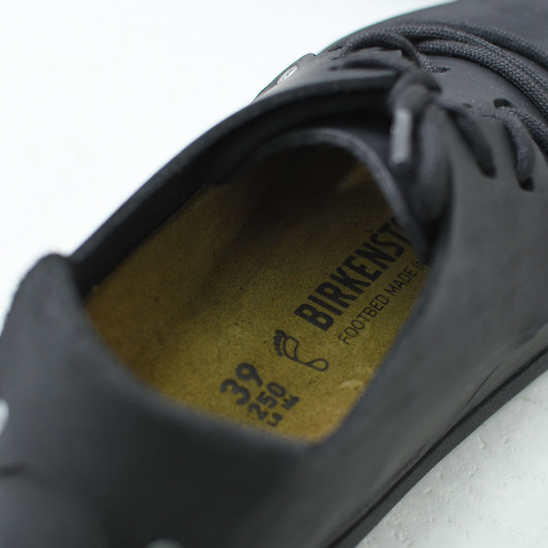 BIRKENSTOCK [ビルケンシュトック正規販売店] Montana LEOI -Regular 幅広 [199261] モンタナ・オイルドナチュラルレザー - ブラック・ポルトガル製・フットヘッド "Made in Germany”【ワイズ レギュラータイプ】 MEN'S / LADY'S [2025AW]