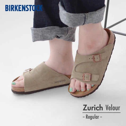 BIRKENSTOCK [ビルケンシュトック正規販売店]Zurich VL / -Regular- 幅広 [50461] チューリッヒ/ベロア/横幅レギュラー [2025AW]