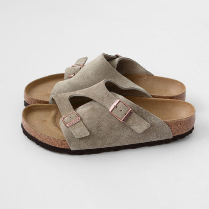 BIRKENSTOCK [ビルケンシュトック正規販売店]Zurich VL / -Regular- 幅広 [50461] チューリッヒ/ベロア/横幅レギュラー [2026SS]