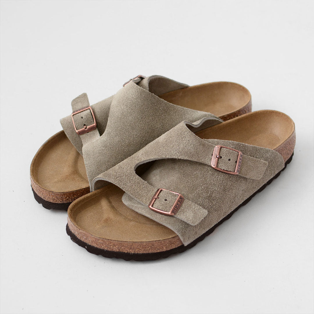 BIRKENSTOCK [ビルケンシュトック正規販売店]Zurich VL / -Regular- 幅広 [50461] チューリッヒ/ベロア/横幅レギュラー [2026SS]