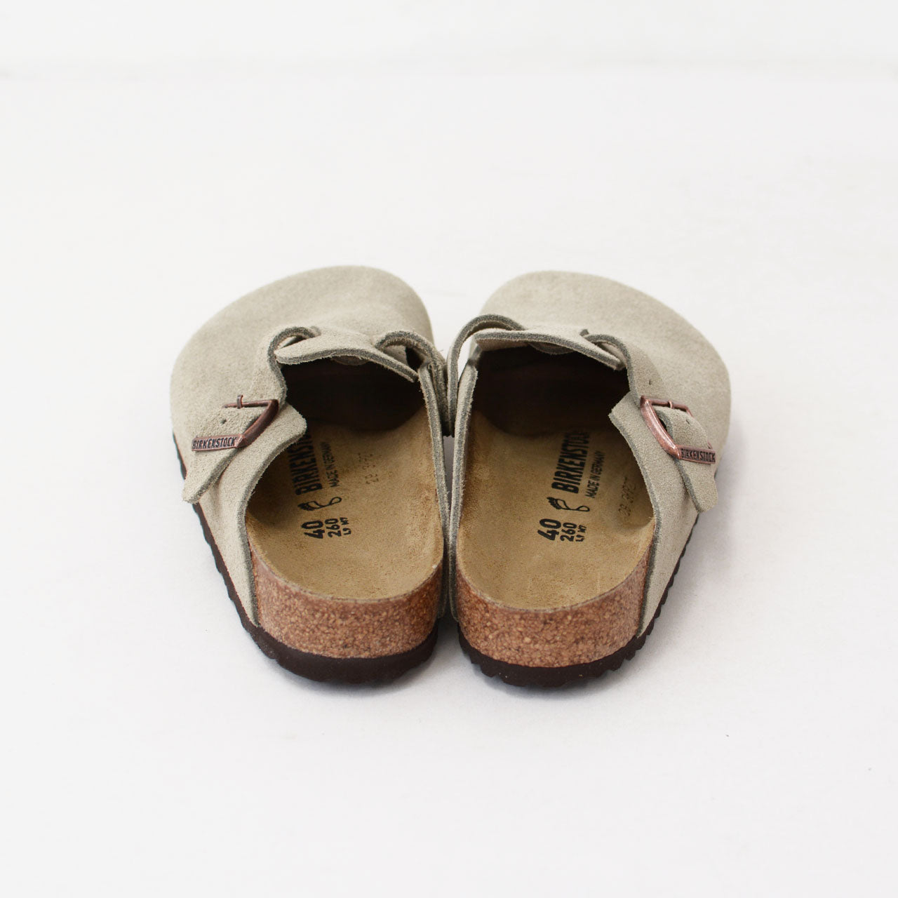 BIRKENSTOCK [ビルケンシュトック正規販売店] Boston VL -Regular- 幅広 [60461] ボストン スエードレザー・ベロア【ワイズ レギュラータイプ】MEN'S/LADY'S [2025AW]