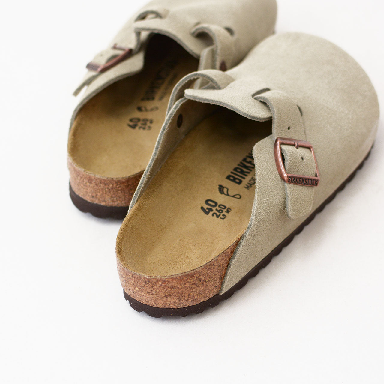 BIRKENSTOCK [ビルケンシュトック正規販売店] Boston VL -Regular- 幅広 [60461] ボストン スエードレザー・ベロア【ワイズ レギュラータイプ】MEN'S/LADY'S [2025AW]
