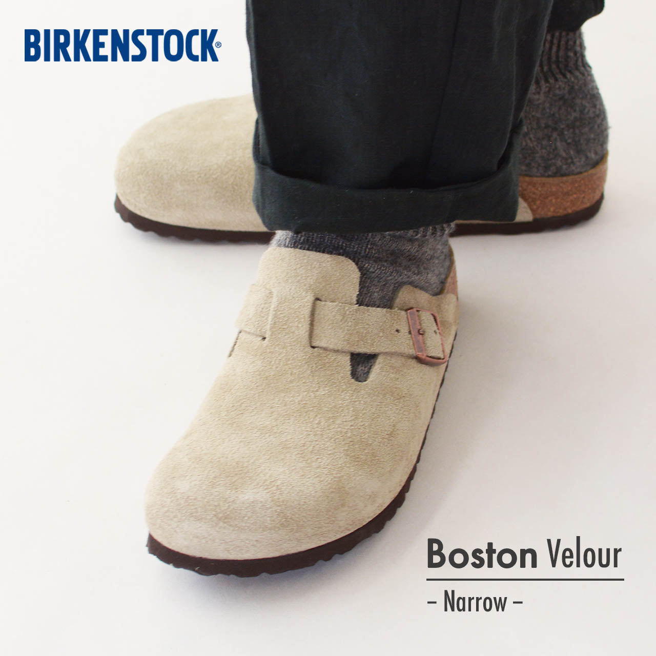 BIRKENSTOCK [ビルケンシュトック正規販売店] Boston VL -Narrow- 幅狭 [60463] ボストン [2024AW]