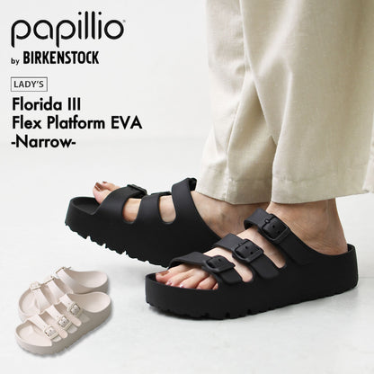 BIRKENSTOCK [ビルケンシュトック正規販売店] Florida III Flex Platform EVA -Narrow- [1029738/1029770 / florida-iii] フロリダ III EVA フレックス プラットフォーム・EVA製【ワイズ ナロータイプ】[2025SS]