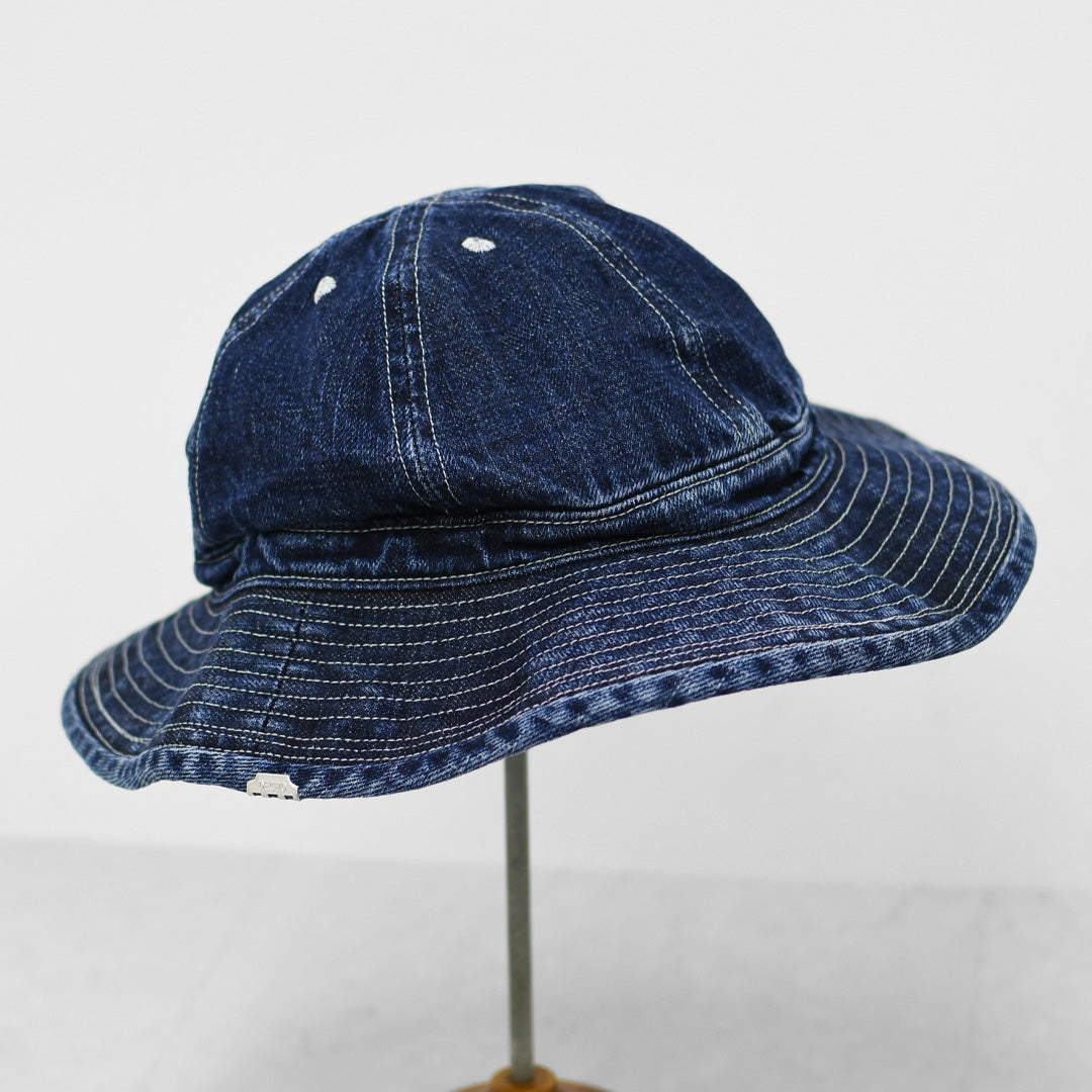 DECHO [デコー] XX DENIM ARMY HAT [2-2sd26] XXデニム アーミー ハット・デニムハット・レザーハット・ファティーグハット・ワークハット・デニム素材・キャンプ・アウトドア・MEN'S / LADY'S [2026SS]