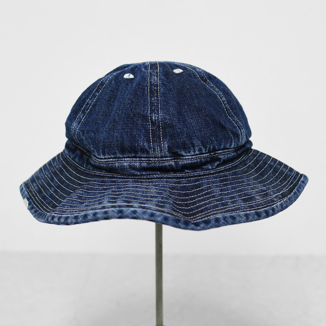 DECHO [デコー] XX DENIM ARMY HAT [2-2sd26] XXデニム アーミー ハット・デニムハット・レザーハット・ファティーグハット・ワークハット・デニム素材・キャンプ・アウトドア・MEN'S / LADY'S [2026SS]