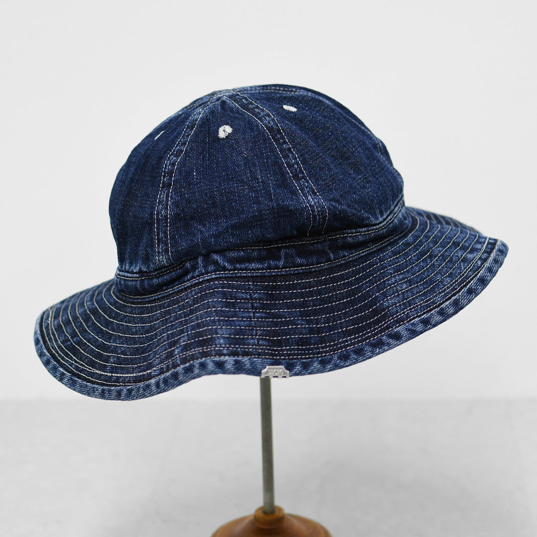 DECHO [デコー] XX DENIM ARMY HAT [2-2sd26] XXデニム アーミー ハット・デニムハット・レザーハット・ファティーグハット・ワークハット・デニム素材・キャンプ・アウトドア・MEN'S / LADY'S [2026SS]
