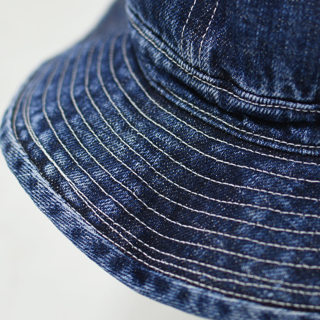 DECHO [デコー] XX DENIM ARMY HAT [2-2sd26] XXデニム アーミー ハット・デニムハット・レザーハット・ファティーグハット・ワークハット・デニム素材・キャンプ・アウトドア・MEN'S / LADY'S [2026SS]