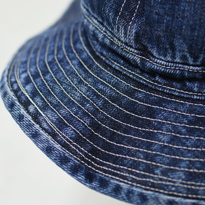 DECHO [デコー] XX DENIM ARMY HAT [2-2sd26] XXデニム アーミー ハット・デニムハット・レザーハット・ファティーグハット・ワークハット・デニム素材・キャンプ・アウトドア・MEN'S / LADY'S [2026SS]
