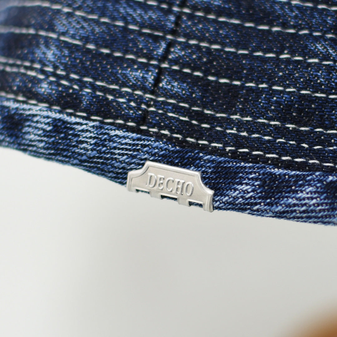 DECHO [デコー] XX DENIM ARMY HAT [2-2sd26] XXデニム アーミー ハット・デニムハット・レザーハット・ファティーグハット・ワークハット・デニム素材・キャンプ・アウトドア・MEN'S / LADY'S [2026SS]