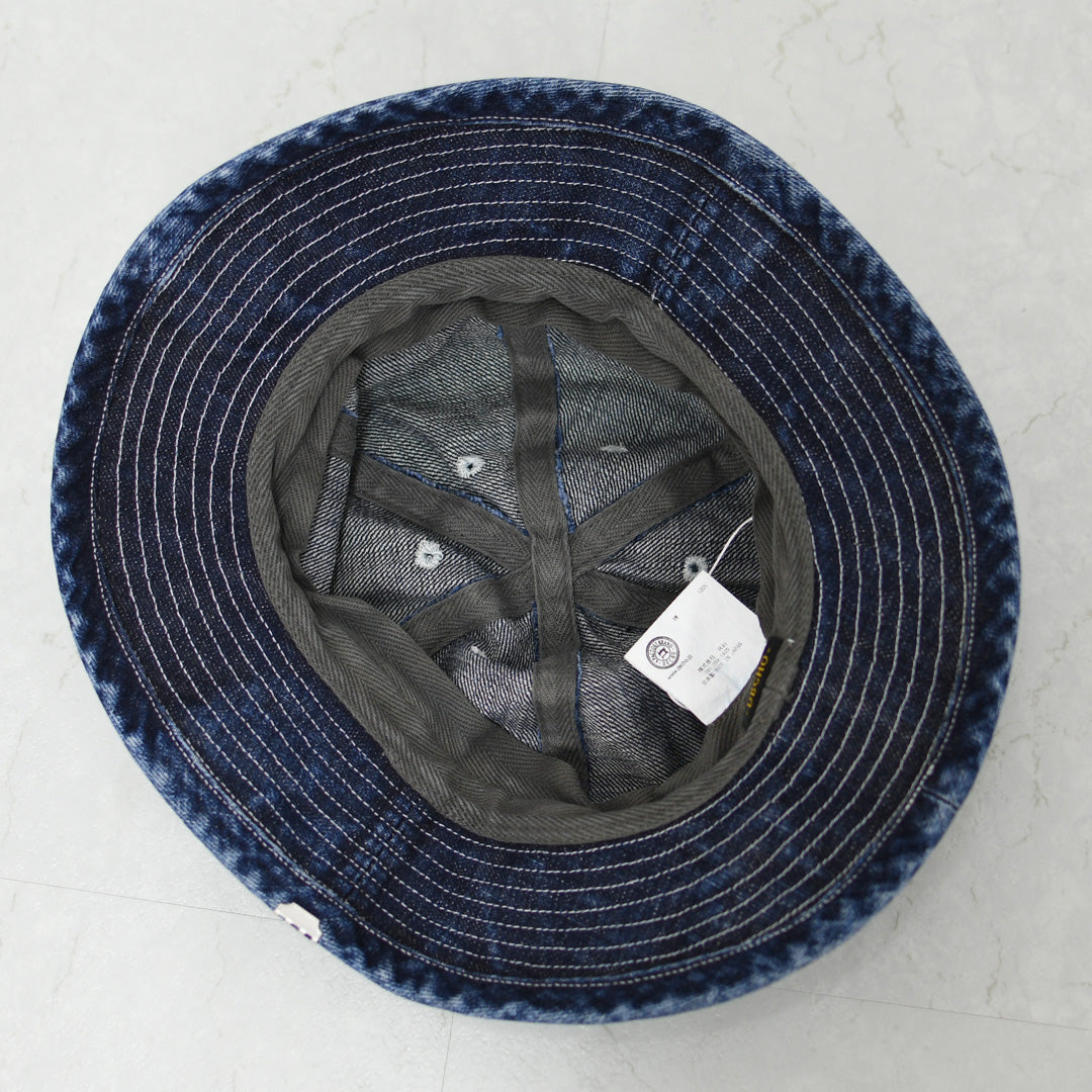 DECHO [デコー] XX DENIM ARMY HAT [2-2sd26] XXデニム アーミー ハット・デニムハット・レザーハット・ファティーグハット・ワークハット・デニム素材・キャンプ・アウトドア・MEN'S / LADY'S [2026SS]