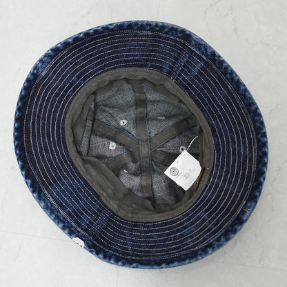 DECHO [デコー] XX DENIM ARMY HAT [2-2sd26] XXデニム アーミー ハット・デニムハット・レザーハット・ファティーグハット・ワークハット・デニム素材・キャンプ・アウトドア・MEN'S / LADY'S [2026SS]