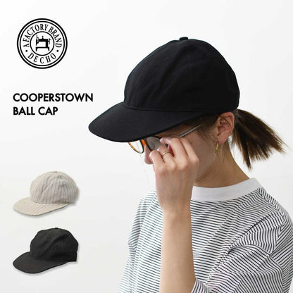 DECHO [デコー] COOPERSTOWN BALL CAP [3-6SD25] クーパーズタウンボールキャップ [2025SS]