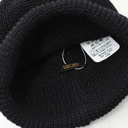 DECHO [デコー] WASHI KNIT CAP [4-2SD25] 和紙ニットキャップ [2025SS]