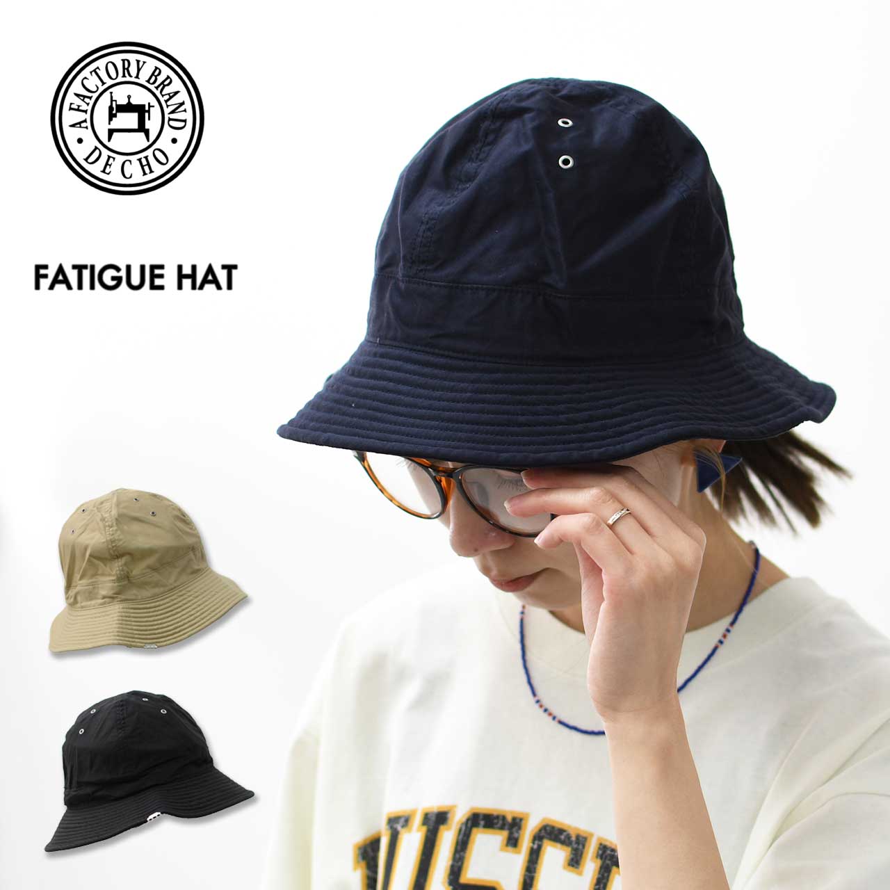 DECHO [デコー] FATIGUE HAT [5-2SD25] ファティーグハット [2025SS]