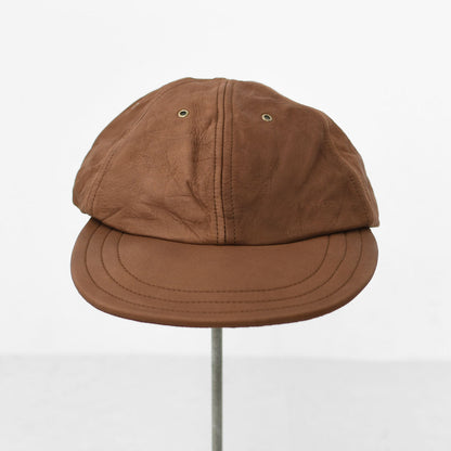 DECHO [デコー] LEATHER 6 PANEL CAP [9-6AD25] レザー6パネルキャップ・レザーキャップ・6パネルキャップ・ボールキャップ・キャンプ・アウトドア・MEN'S / LADY'S [2025AW]