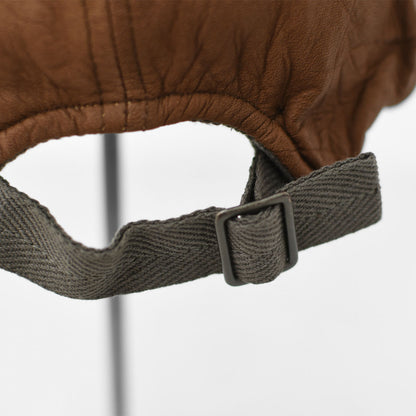 DECHO [デコー] LEATHER 6 PANEL CAP [9-6AD25] レザー6パネルキャップ・レザーキャップ・6パネルキャップ・ボールキャップ・キャンプ・アウトドア・MEN'S / LADY'S [2025AW]
